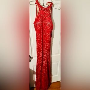 Emerald Sundae Red/Nude Dress